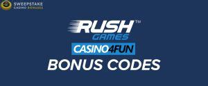 Rush Casino4fun Bonus Codes & Offers .